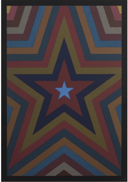 Sol LeWitt, Five Pointed Star with Color Bands