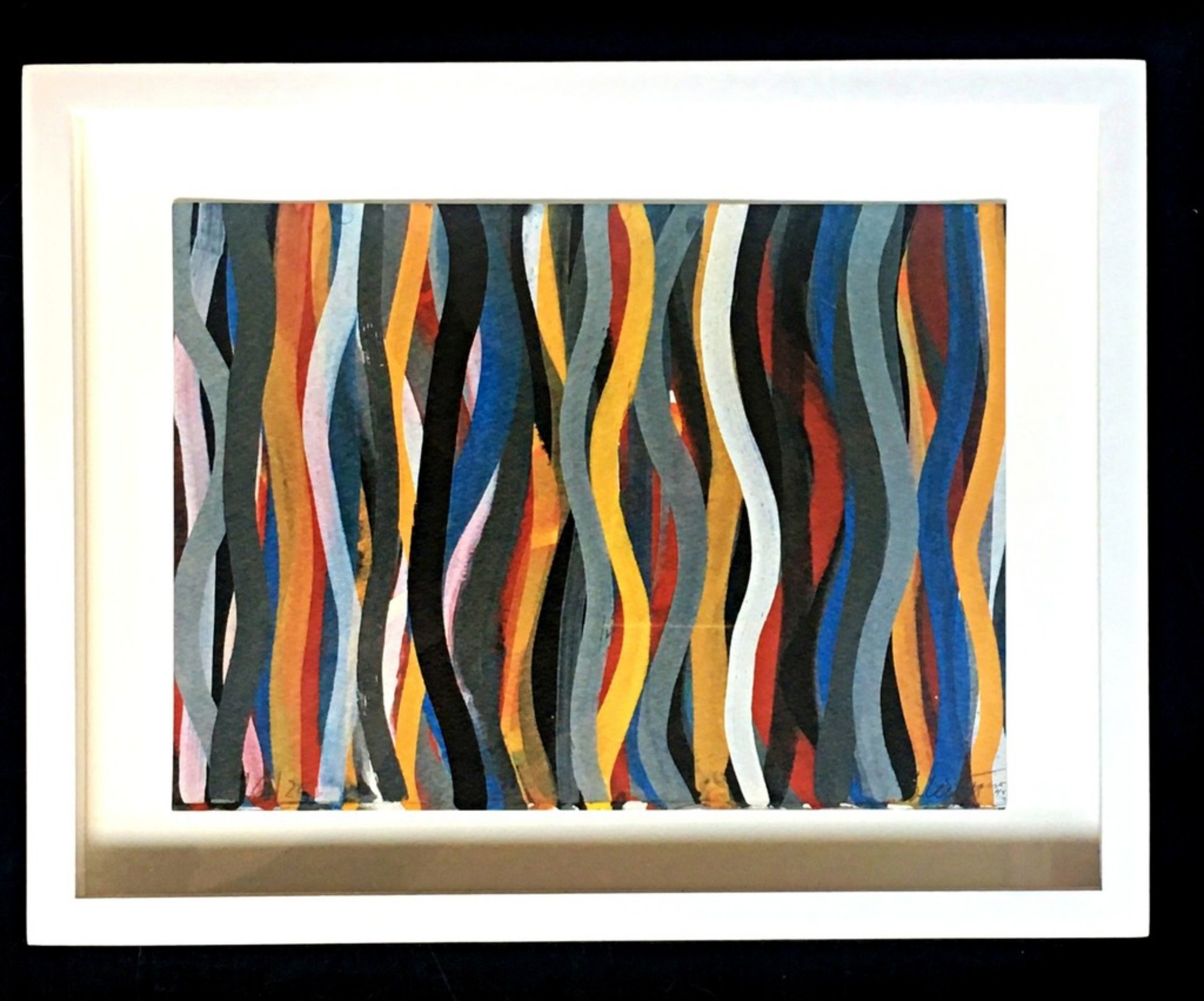 Sol LeWitt Brushstrokes Horizontal and Vertical, One