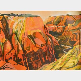 Rock Face Zion Canyon art for sale