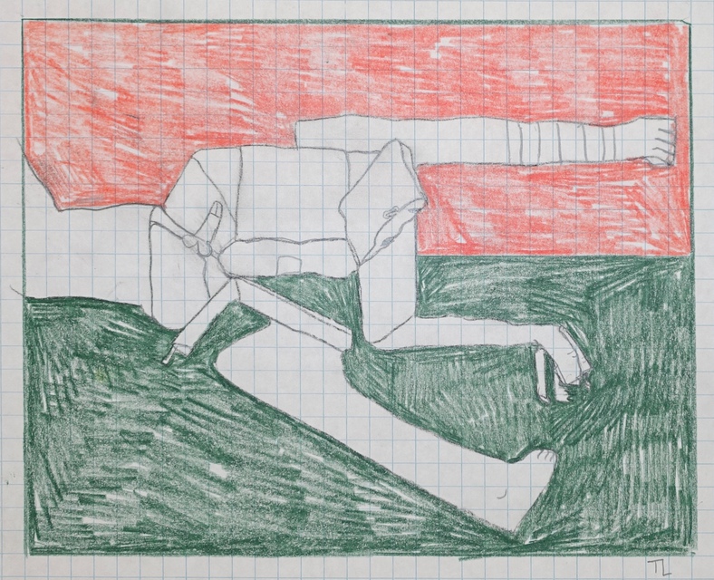 Tahnee Lonsdale - ‘Cushion’ study, Work on Paper