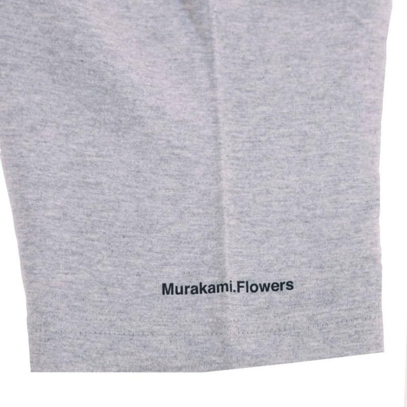 view:69900 - Takashi Murakami, Murakami.Flowers #0000 M.F. T-Shirt - (Mixed Gray) - 