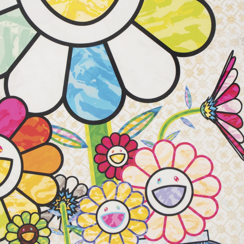 view:89015 - Takashi Murakami, Murakami Flowers in a Qinghua Vase - 