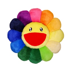 Takashi Murakami - Flower Cushion (Rainbow) - 60cm for Sale | Artspace