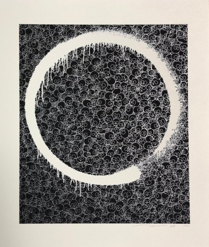 Takashi Murakami Enso Facing the Pitch Black Void for