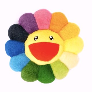 Takashi Murakami Rainbow Flower Cushion Pillow plush 60cm yellow – LENDER &  BUYER OF LUXURY ASSETS