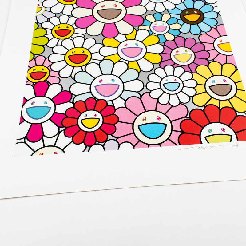 view:71601 - Takashi Murakami, A Little Flower Painting: Pink, Purple and Many Other Colors - 