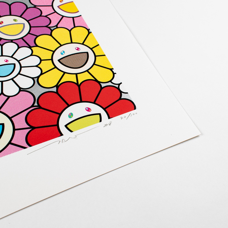 view:71603 - Takashi Murakami, A Little Flower Painting: Pink, Purple and Many Other Colors - 
