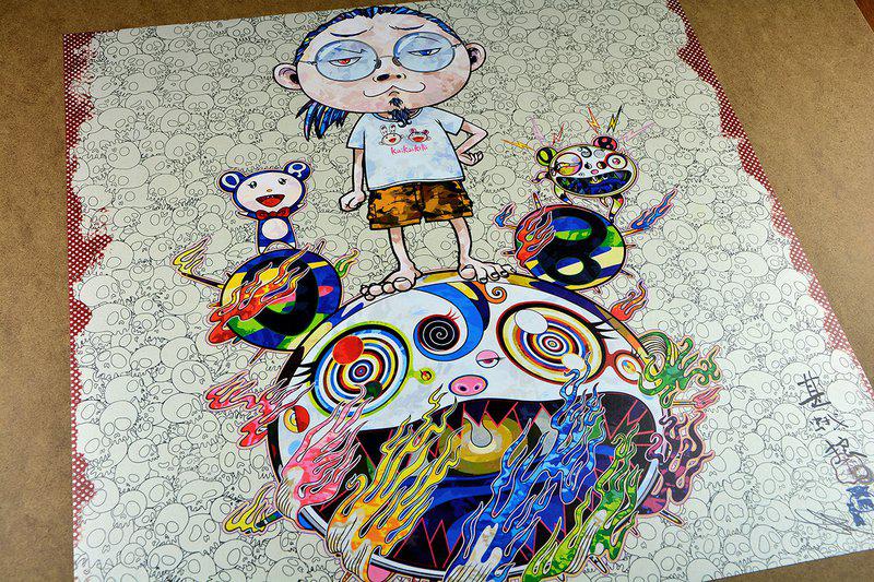 view:54240 - Takashi Murakami, OBLITERATE THE SELF AND EVEN A FIRE IS COOL - 