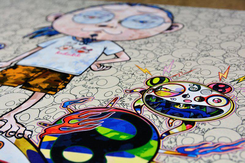 view:54241 - Takashi Murakami, OBLITERATE THE SELF AND EVEN A FIRE IS COOL - 