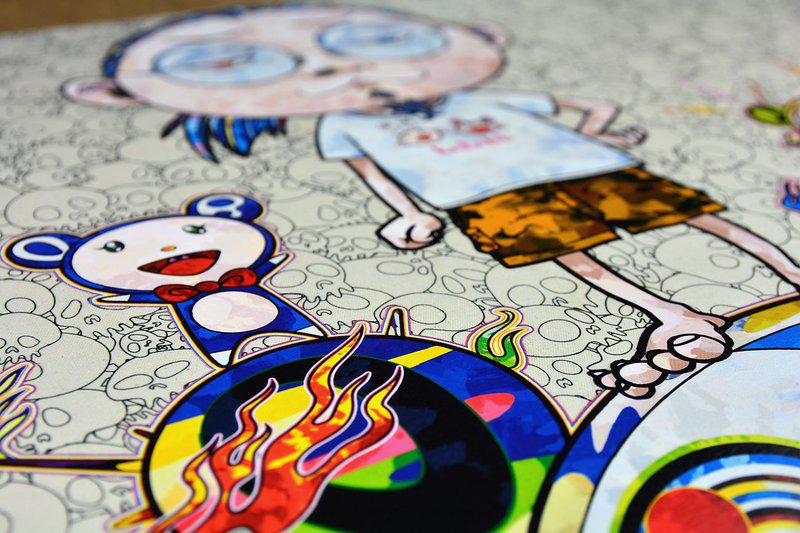 view:54242 - Takashi Murakami, OBLITERATE THE SELF AND EVEN A FIRE IS COOL - 