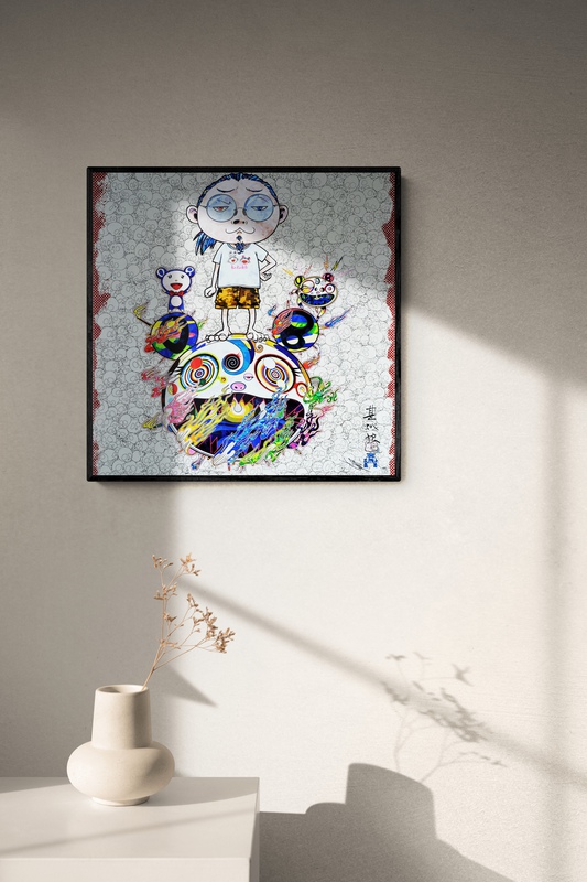 view:64694 - Takashi Murakami, OBLITERATE THE SELF AND EVEN A FIRE IS COOL - 