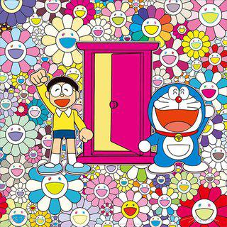 Takashi Murakami, We Came to the Field of Flowers Through Anywhere Door (Dokodemo Door)!