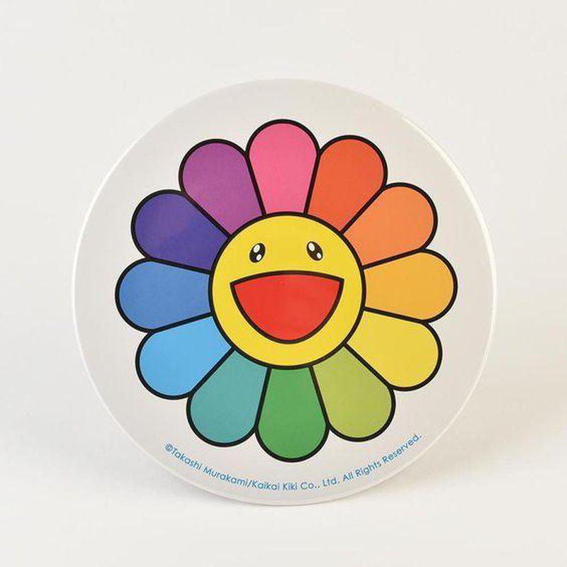 Takashi Murakami - Flower Cushion (Rainbow and White) - 30cm for Sale