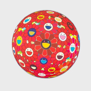 Red Flower Ball art for sale