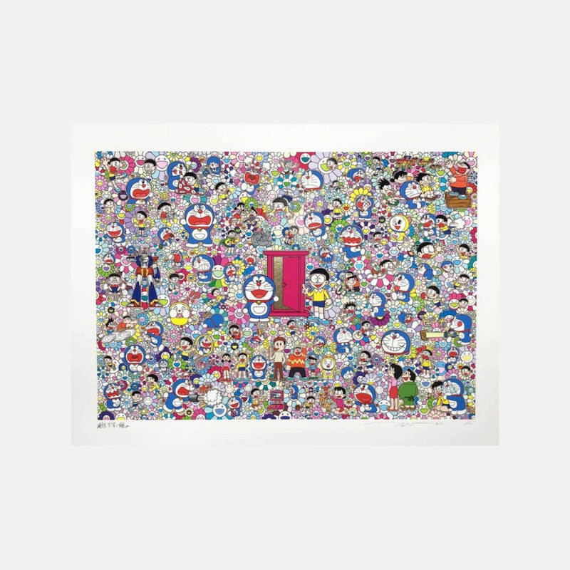 Takashi Murakami | Excuse Painting Regarding collaboration with Doraemon  (2021) | Available for Sale | Artsy