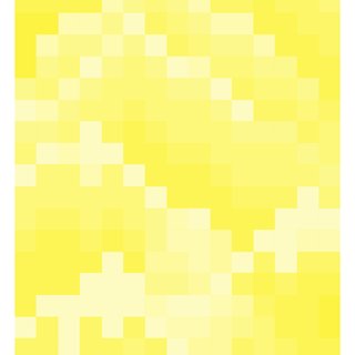The Bruce High Quality Foundation, Mosaic Mountain Print Yellow