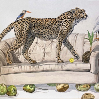 Thomas Broadbent, Cheetah with Tennis Ball