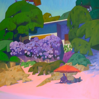 Timm Blandin, Holidays in Corsica