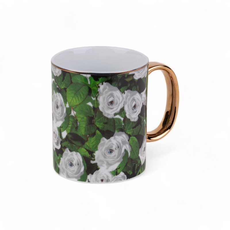 view:89349 - Toiletpaper, "Roses" Porcelain Mug - 
