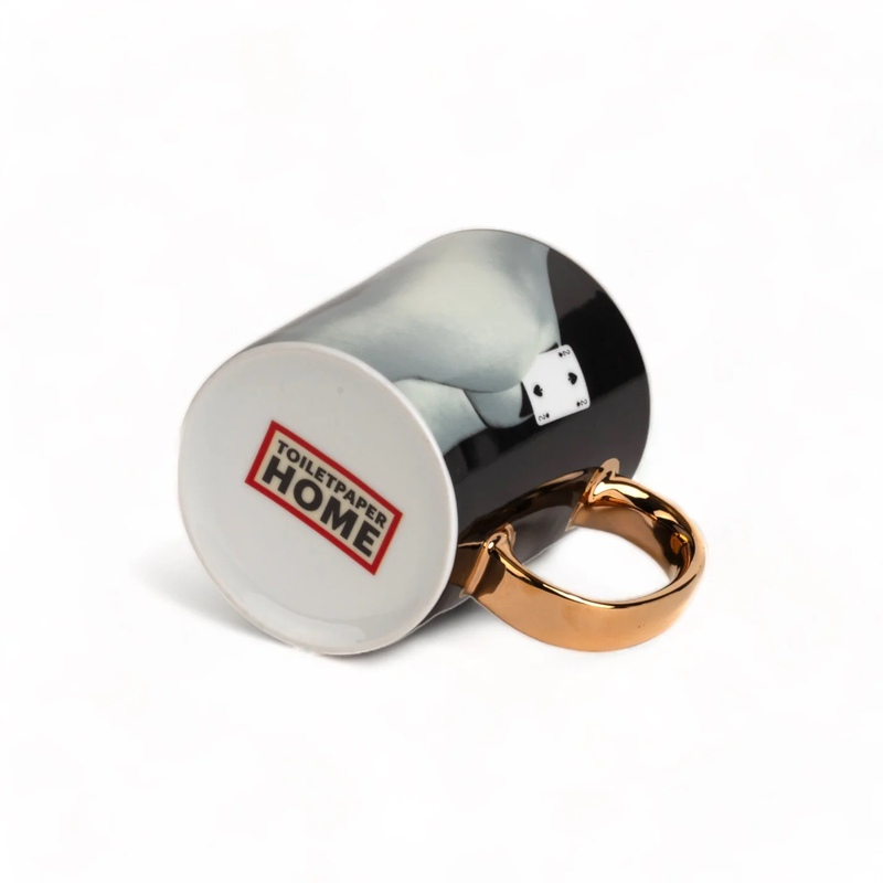 view:89351 - Toiletpaper, "Two of Spades" Porcelain Mug - 