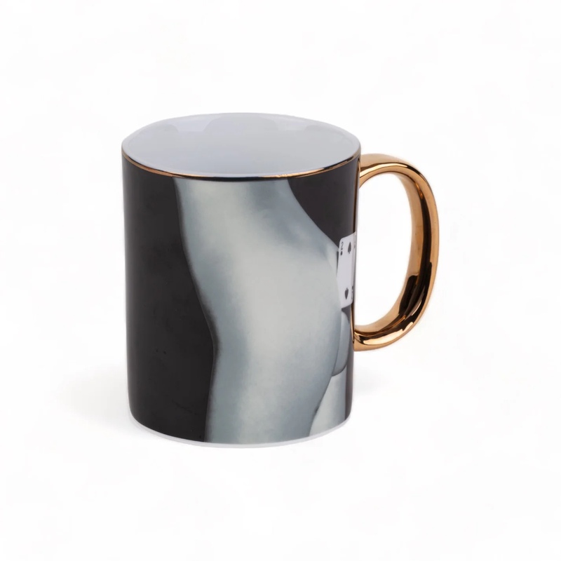 view:89352 - Toiletpaper, "Two of Spades" Porcelain Mug - 