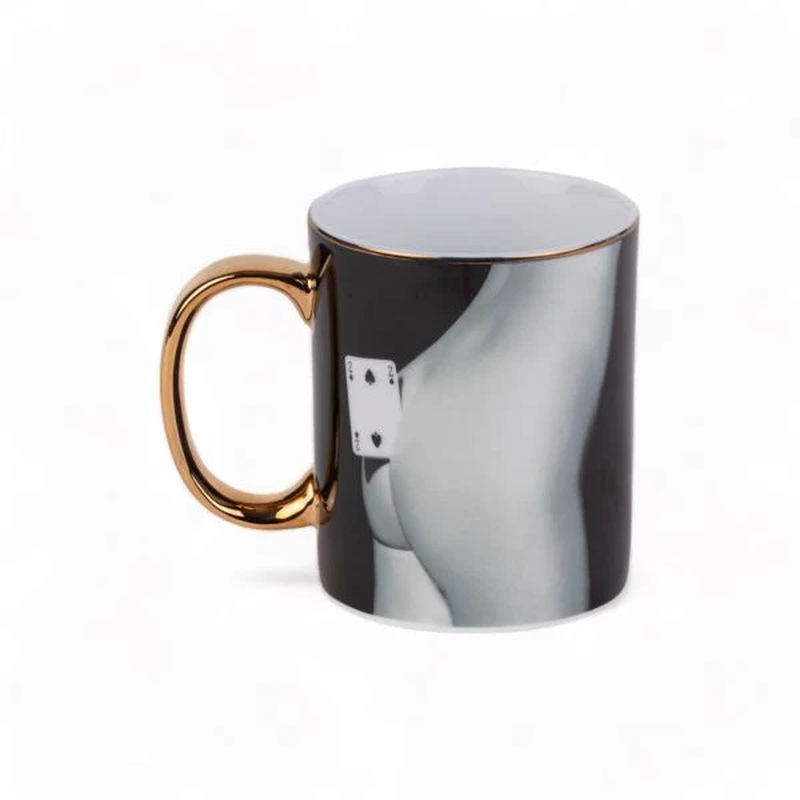 №18 Toiletpaper - "Two of Spades" Porcelain Mug, Design and Decorative Arts