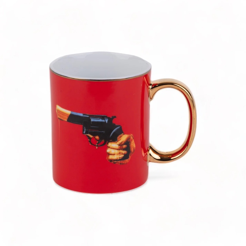 view:89355 - Toiletpaper, "Revolver" Porcelain Mug - 