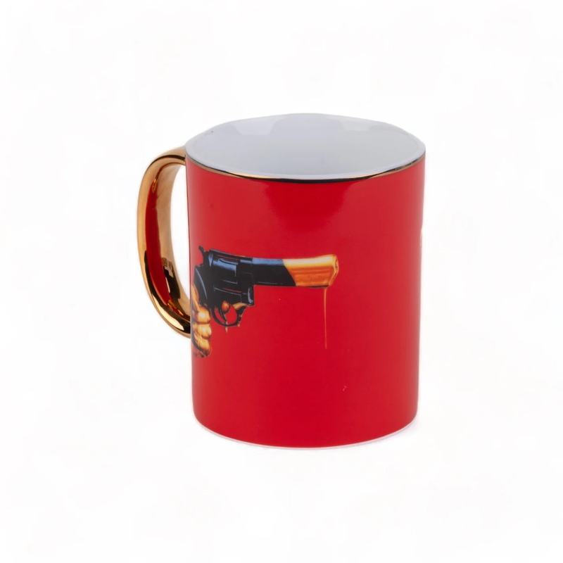 view:89356 - Toiletpaper, "Revolver" Porcelain Mug - 