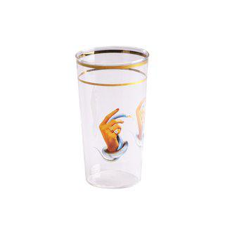 Toiletpaper Glass - Hands with Snakes art for sale