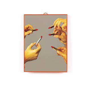Toiletpaper Mirror - LIPSTICK art for sale