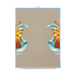 Toiletpaper Mirror - HANDS WITH SNAKES art for sale
