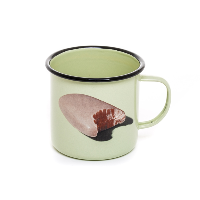 view:70609 - Toiletpaper, Metal Enameled Mug - 