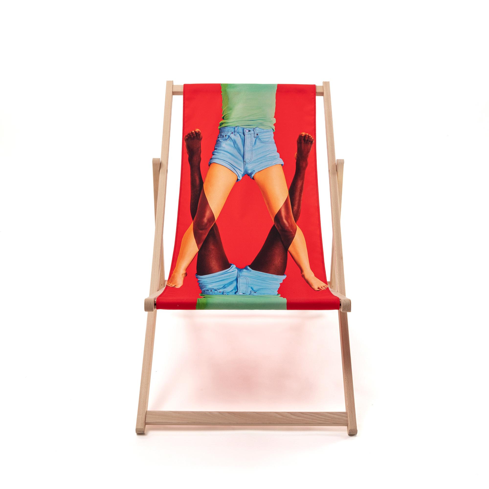 toiletpaper-wooden-folding-deck-chair-for-sale-artspace