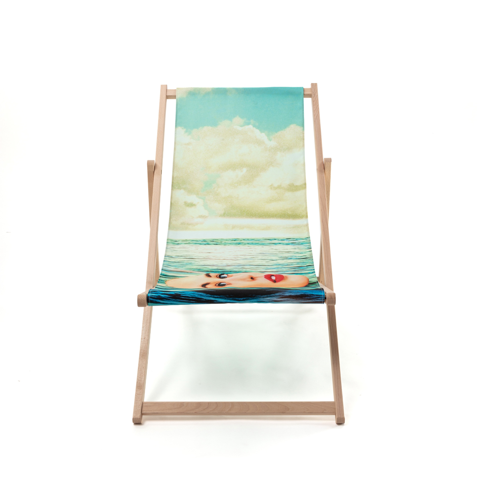 Toiletpaper - Wooden Folding Deck Chair for Sale | Artspace