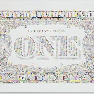 Untitled (dollar bill back) art for sale
