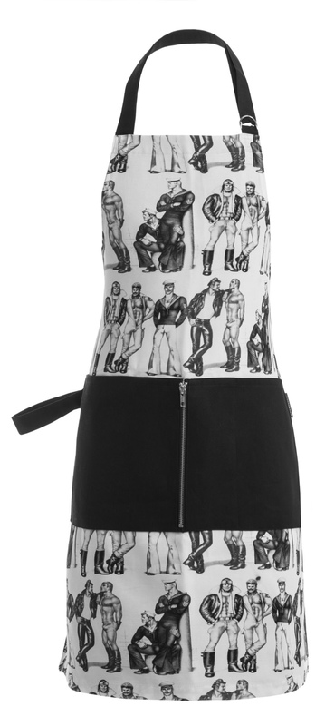 Tom of Finland - “FELLOWS” Kitchen Apron by Finlayson x Tom of Finalnd for  Sale | Artspace