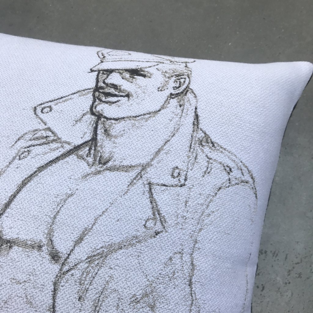 Tom Of Finland Leatherman Tapestry Pillow Cover For Sale Artspace 8095