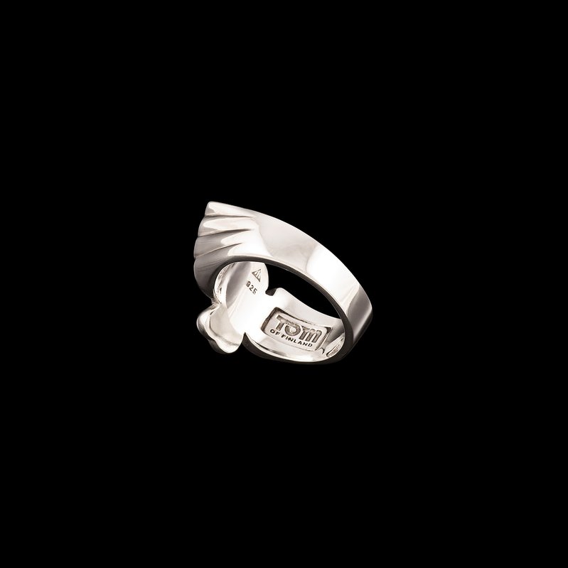 view:14317 - Tom of Finland, Jonathan Johnson x Tom of Finland FLYING COCK Sterling Silver Ring - 