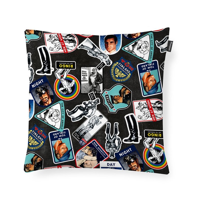 Tom of Finland - Hook-up Decorative Cushion Cover by Finlayson x Tom of  Finland for Sale | Artspace