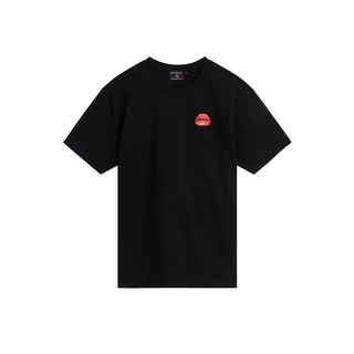 Tom Wesselmann, Mouth Icon Patch T-Shirt (Unisex) - Black
