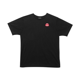 Tom Wesselmann, Mouth Icon Patch T-Shirt (Unisex) - Black