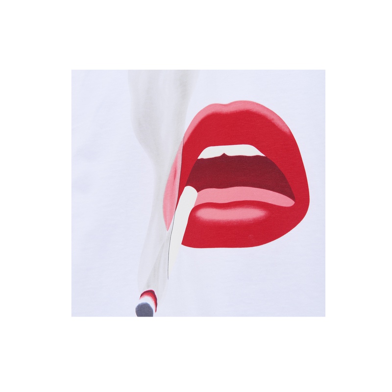 view:85021 - Tom Wesselmann, Smoker #1 T-Shirt, White (Unisex) - 