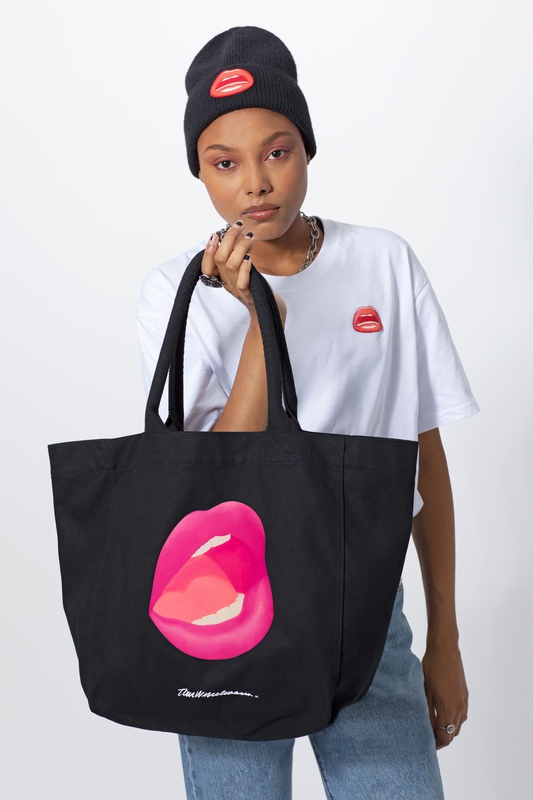 view:71191 - Tom Wesselmann, Mouth #7 Tote Bag - 