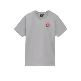 Tom Wesselmann, Mouth Icon Patch T-Shirt (Unisex) - Gray