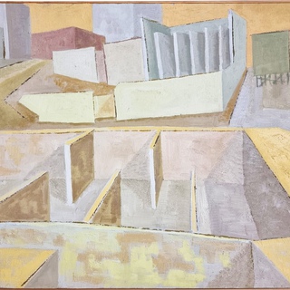 Untitled (Geometric Abstraction, Cityscape, Feyninger) art for sale