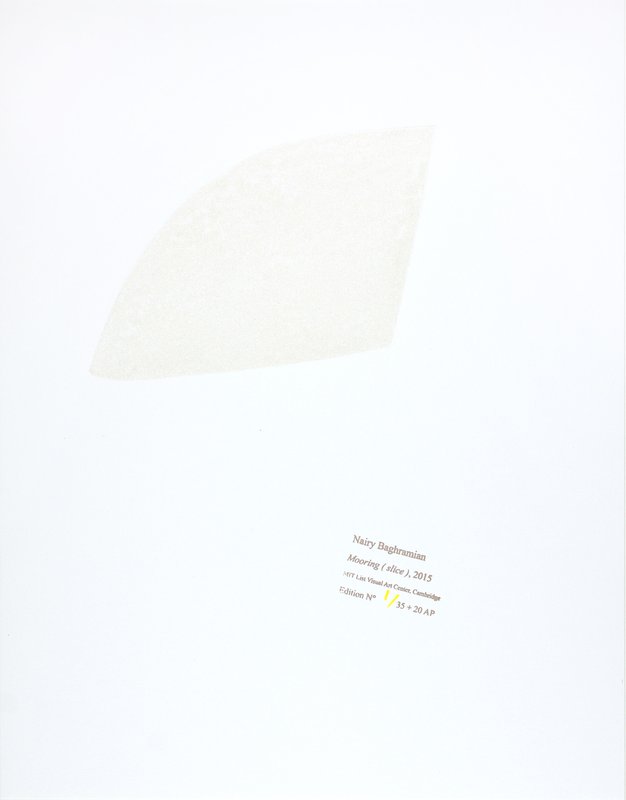 view:5925 - Sarah Sze, Adel Abdessemed, Nairy Baghramian, Cai Guo-Qiang, Ping Chon, MIT List Visual Arts Center 30th Anniversary Print Portfolio - Mooring (slice) by Nairy Baghramian