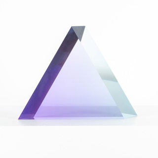 Untitled "Purple Triangle" art for sale