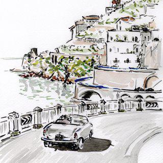 Amalfi coast art for sale