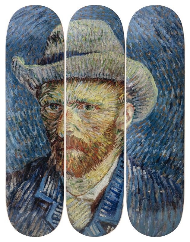 view:37641 - Vincent van Gogh, Self-Portrait with Grey Felt Hat - 