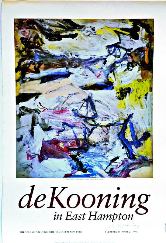 by willem_de_kooning - de Kooning in East Hampton (Hand Signed by de Kooning)